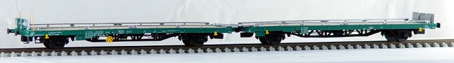 Twin unit Flat car for trucks transport type Laadgrs<br /><a href='images/pictures/ACME/45082a.jpg' target='_blank'>Full size image</a>